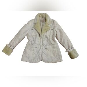Niko Milano Women's Cream Jacket Super Light Weight Size 3XL like one size fits